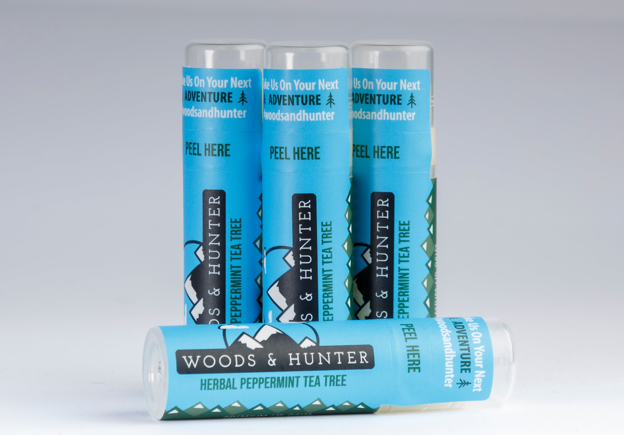Woods & Hunter USDA Organic lip balm collection