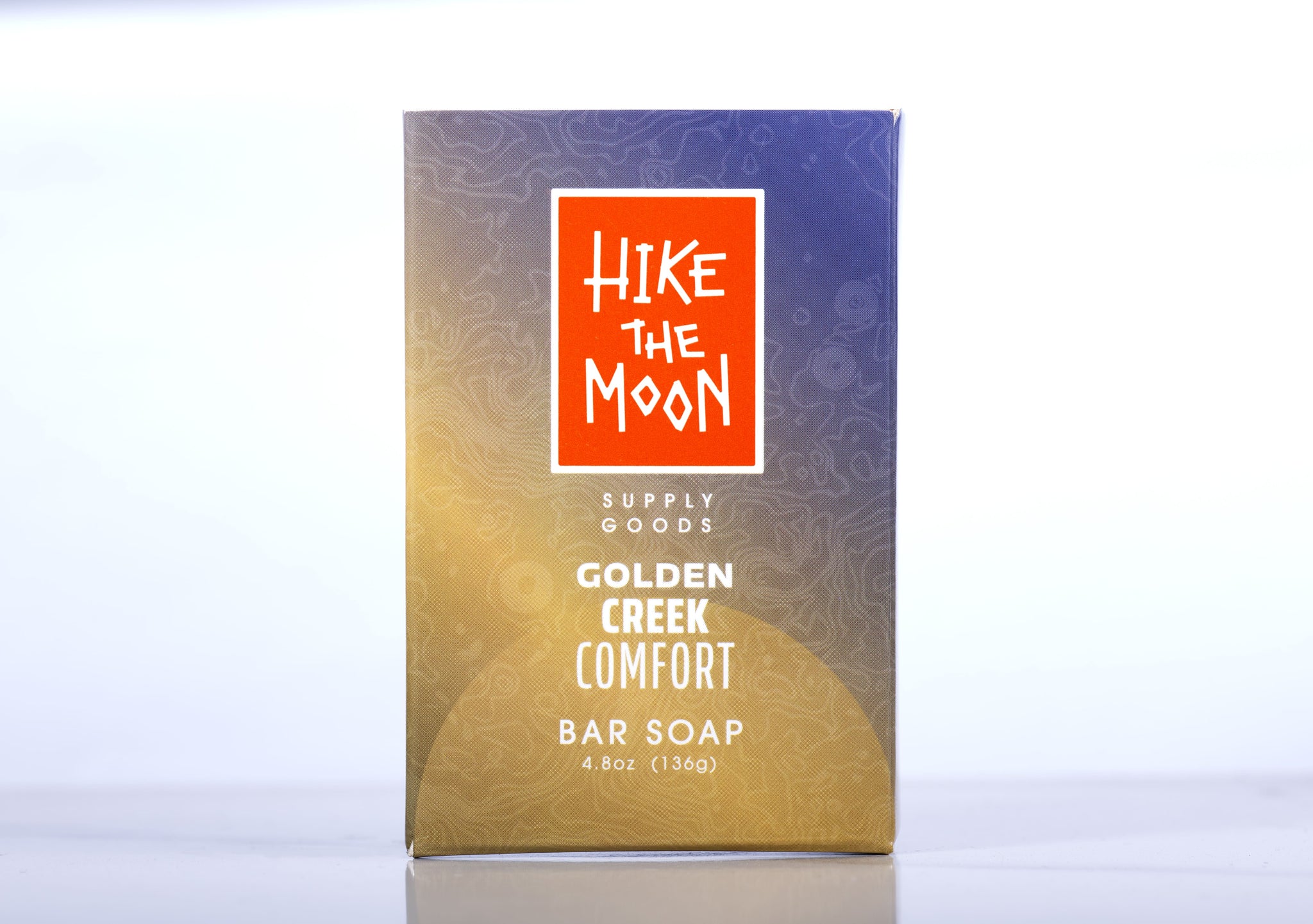 Honey, milk and oat scented natural bar soap, front view — Hike the Moon