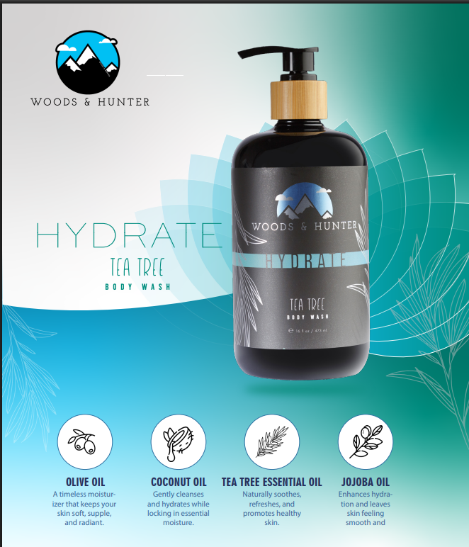 "Hydrate" Tea Tree Body Wash