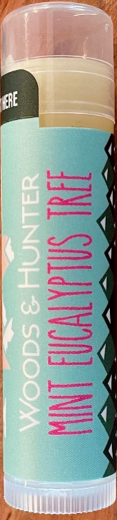 Woods & Hunter Mint Eucalyptus USDA Organic Lip Balm 3-Pack