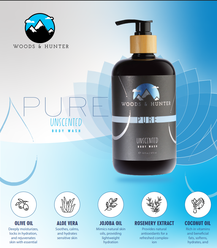 "Pure" Unscented Body Wash