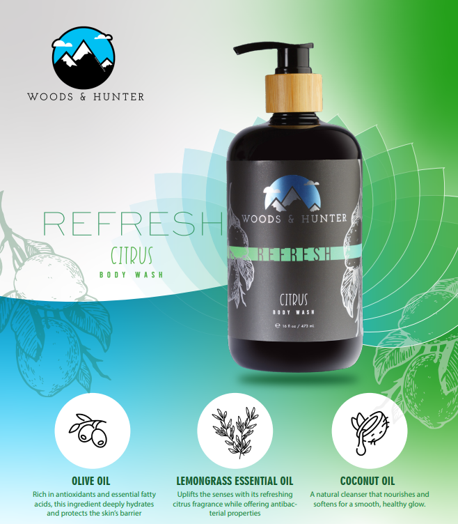 "Refresh" Citrus Body Wash