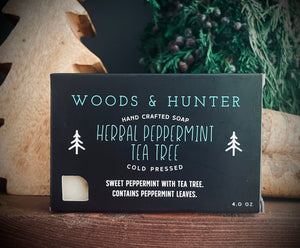 Herbal Peppermint Tea Tree Cold Pressed Soap
